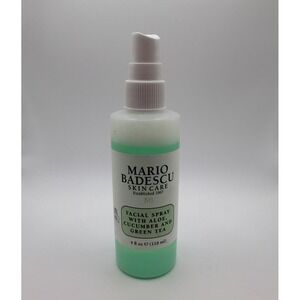 Mario Badescu Skin‎ Care Facial Spray w/ Aloe Cucumber Green Tea, 4 oz, 85% Full